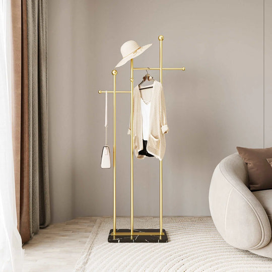 Shop Amobro Furniture - Metal Platform Bed Frame & Coat rack