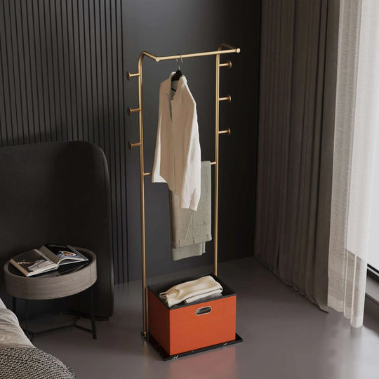 Shop Amobro Furniture - Metal Platform Bed Frame & Coat rack